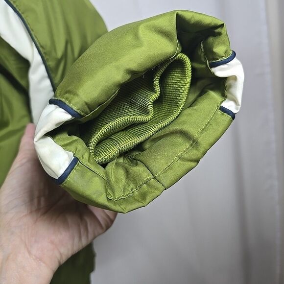 Womens Covington Removable Hood Puffer Jacket M Coat Avocado Green Winter Warm - Picture 8 of 16